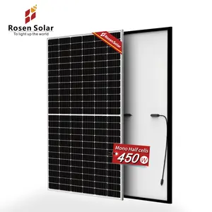 Rosen miglior prezzo sistemi di energia solare sistema di pannelli solari domestici batteria al litio 5kw 10kw On off Grid Hybrid