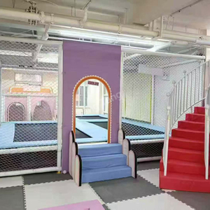 Attrezzatura Commerciale per Parco Giochi Morbido al Coperto, Casetta per Giochi di Ruolo, Scivoli per Bambini, Parco Giochi in Plastica per Interni con Piscina di Palline - Product Image 3