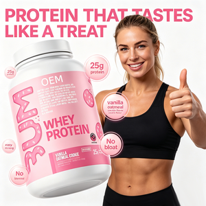 <span class=keywords><strong>Poudre</strong></span> de protéines de lactosérum pour biscuits à l'<span class=keywords><strong>avoine</strong></span> et à la vanille, 25 g de protéines, 5 g de BCAA - Product Image 2