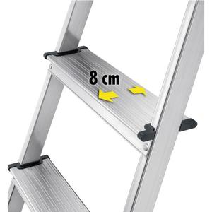 GIERRE - 8160-307 <b>Safety</b> Household <b>Ladder</b> with Multifunction Tray - EAN 3700867900068 <b>LADDERS</b> DOMESTIC <b>LADDERS</b> - Product Image 3