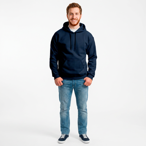 Wholesale OEM Service Cropped Hoodie Men's 100% Cotton Blank <b>Thick</b> <b>Fleece</b> Zipper-Up Regular Fit Winter Heavyweight Quick Dry - Product Image 1