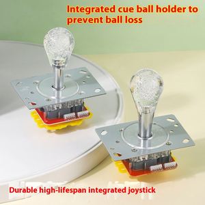 Integrated Colorful Metal Joystick <b>Crystal</b> <b>Ball</b> Arcade Game Machine Accessories Featuring Clip Doll Coin Operated Games - Product Image 3