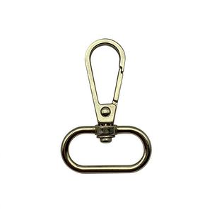 28-26mm Zinc Alloy Spring Hook Buckles, Pet Connection <strong>Clips</strong>, Climbing <strong>Carabiners</strong> - Leather Bag Accessories - Product Image 2