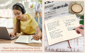 Libreta de Direcciones Espiral A3 de Cuero Sintético con Frase Inspiradora 'Que Seas Orgulloso de tu Trabajo', Diario Clásico para Empleados y Voluntarios - Product Image 3