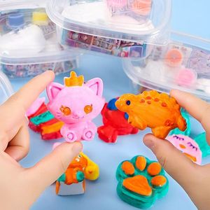 Figura de yeso DIY para niños Juguetes de pintura y dibujo hechos a mano Pequeños regalos para clases de jardín de infantes Premios de inicio escolar. - Product Image 3