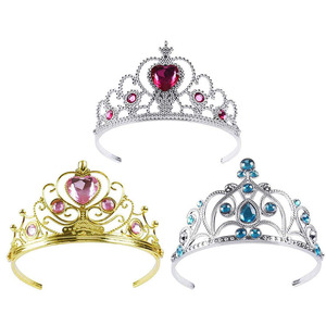 <span class=keywords><strong>Couronne</strong></span> de princesse, diadème en strass, ensemble de déguisement pour fille, cadeau de fête - Product Image 1