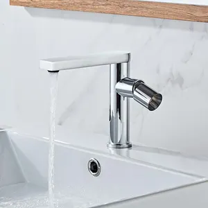 Nhà máy vòi nước đòn bẩy duy nhất phòng tắm Aqua lưu vực tap nhà vệ sinh Chrome Brass rửa tay lưu vực Vanity bồn rửa vòi Mixer