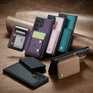 Étui en Cuir <span class=keywords><strong>CaseMe</strong></span> pour <span class=keywords><strong>Samsung</strong></span> S25 Edge S24 FE A16 A15 A55 A53, Portefeuille RFID Détachable et Fente pour Cartes, Housse pour <span class=keywords><strong>Samsung</strong></span> S25 <span class=keywords><strong>Ultra</strong></span> - Product Image 1