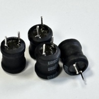 Inducteur de puissance à fils axiaux, bobine de choke radiale, noyau en ferrite pour courant élevé, faible résistance, qualité industrielle, énergie