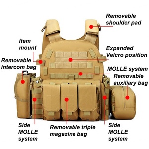 กระเป๋าเป้สะพายหลังแล็ปท็อปแบบยุทธวิธี 600D Oxford สำหรับเดินป่า กันน้ำ ความจุ 25-49 ลิตร ขายส่งจากโรงงาน ปรับแต่งได้ - Product Image 6