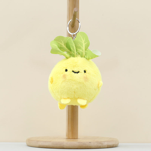Porte-clés en <span class=keywords><strong>peluche</strong></span> super douce en forme de navette, jouet en <span class=keywords><strong>peluche</strong></span> personnalisé en forme de légume pour cadeau promotionnel - Product Image 4