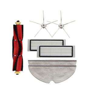 Pièces détachées pour aspirateur robot Xiaomi Roborock S5/Max/<span class=keywords><strong>S6</strong></span>/<span class=keywords><strong>maxv</strong></span>, tissu de nettoyage avec filtre HEPA, brosse latérale - Product Image 1