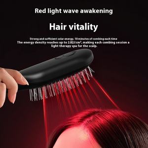 Nuevo peine para el cuidado del cabello con luz roja, masaje con vibración, cojín de aire, peine, masajeador eléctrico inteligente para el cuero cabelludo, masajeador para el crecimiento del cabello - Product Image 3