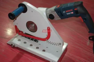 Machine de découpe de bande transporteuse en caoutchouc, conception portable, pour l'exploitation minière, la logistique et la maintenance sur site, 220V, garantie 1 an - Product Image 2