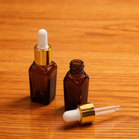 Flacon compte-gouttes en verre givré mat de luxe, hermétique, pour cosmétiques, sérums, huiles, soins de la peau, personnalisable, 5 ml, 10 ml, 15 ml, étiquette privée