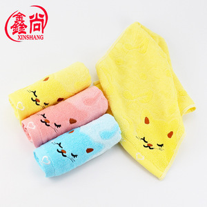 ผ้าขนหนูเด็กใยไผ่ลายการ์ตูน 25x50 ซม. ดูดซับน้ำได้ดี สำหรับเด็กใช้ในบ้าน - Product Image 2