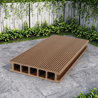 Haute qualité étanche WPC Composite platelage conseil extérieur aéroport carré jardin extérieur bois plastique matière platelage XF-A008