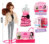 Jouet de beauté pour femmes, poupée de princesse à la mode, avec vêtements et chaussures, bras et jambes mobiles, 11.5 pouces