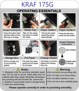 Nhiệm Vụ Nặng Nề 150 Tấm Công Suất Kim Loại Giấy Đấm Thêm Lớn 6Mm Vòng Tròn Hai 2-Lỗ Đấm Kép Đấm Lỗ Đấm - Product Image 4