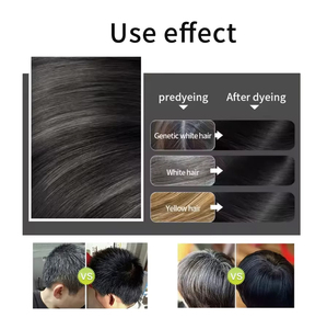 闪亮苹果高级无氨发色霜无贴头皮96小时白发覆盖黑棕色持久无 - Product Image 6