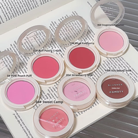 Poudre de blush crème de haute qualité, marque privée, palette de blush mat à haute pigmentation, maquillage longue tenue, vente en gros