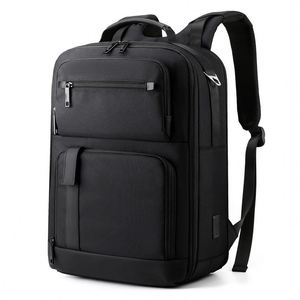 Sac à dos pour ordinateur portable avec port USB, multi-poches, imperméable, en Oxford, pour les voyages d'affaires, design personnalisé, vente en gros - Product Image 2
