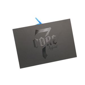 सोने की पन्नी गर्म मुद्रांकन 90x50mm 300gsm 300gss काले कागज कैटरिंग कोर्स भाषा व्यवसाय कार्ड प्राकृतिक बनावट - Product Image 5