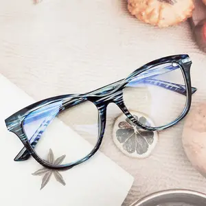 2024 China Factory Fashion Anti Blue Light Eyewear Eyeglass Frames Popular Glasses Optical Frame