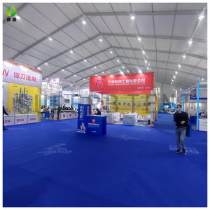 <b>Large</b> Rectangular Exhibition <b>Tent</b> With PVC Cover And Aluminum Frame For Outdoor Trade Shows Waterproof All Seasons Use - Product Image 5
