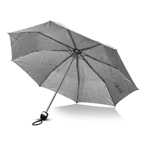 Paraguas Plegable Sharkk 19 Avenger 2 para Hombre y Mujer, Diseño de Periódico, Compacto, de Viaje, Resistente a la Lluvia, con Estructura de Hierro Resistente - Product Image 1