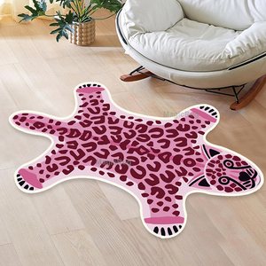 Tapis de chambre à coucher imprimés antidérapants et moelleux Tapis de créateur d'animaux animés personnalisés avec logo Tapis découpés à l'emporte-pièce - Product Image 2