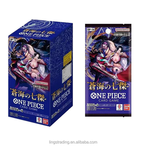 Caja de Colección de Cartas Coleccionables del Juego de Cartas OPCG, Paquete de Refuerzo Dracule Mihawk OP14 de One Piece, Sellado de Fábrica Original Japonés - Product Image 1