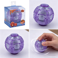Fidget Spinner in Plastica Stile Cristallo con Meccanismo a Pressione e Rotazione, Stampato in 3D, Giocattolo Antistress, Decorazione da Scrivania Anti-Noia BX2247
