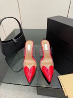 Chaussures à talons aiguilles sexy personnalisables pour femmes, escarpins transparents à bout pointu, sandales à talons hauts pour soirées et clubs, fournisseur d'usine OEM