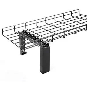 고품질 와이어 메쉬 케이블 트레이 공장, 네트워크 바구니 케이블 쟁반 다양한 표면 마무리