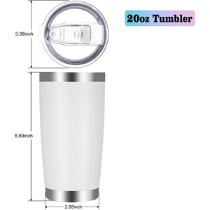 Prezzo reale 20 oz 20 oz vuoto <span class=keywords><strong>Thermos</strong></span> bicchieri alla rinfusa in acciaio inox doppia parete da viaggio <span class=keywords><strong>tazza</strong></span> da caffè con coperchio bicchiere <span class=keywords><strong>tazza</strong></span> da bere - Product Image 4