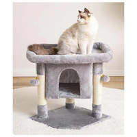 Conception d'usine, Arbre à chat confortable, Château-griffoir pour chat, Jouet interactif durable en bois pour animaux, Chine