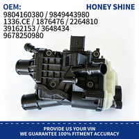 OE 9804160380 9849443980 1876476 2264810 Rakitan Rumah Thermostat Saluran Air untuk Peugeot 308 508 3008 Ford Mondeo