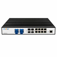 Switch Ethernet Administrado Industrial L3, Switch de Red de Capa 3 para Montaje en Rack para Aplicaciones Industriales