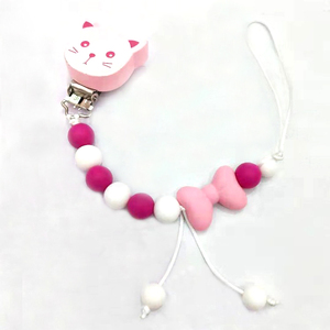 En gros mode bébé <span class=keywords><strong>dentition</strong></span> <span class=keywords><strong>sucette</strong></span> clip silicone <span class=keywords><strong>sucette</strong></span> clip chaîne pour bébé - Product Image 5