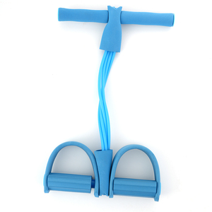 Système d'entraînement complet à quatre tubes <span class=keywords><strong>de</strong></span> traction, tubes <span class=keywords><strong>de</strong></span> résistance réglables, salle <span class=keywords><strong>de</strong></span> sport à domicile, presse à jambes, entraînement <span class=keywords><strong>de</strong></span> force, bandes d'exercice - Product Image 3