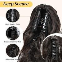 Perruque queue de cheval pour femme, style européen-américain, tresses volumineuses, extensions longues bouclées spectaculaires, perruque pour femme