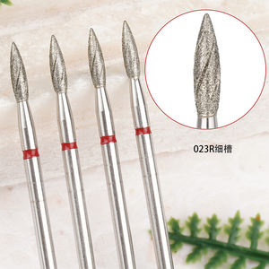 Di alta qualità 1.8mm scanalatura a forma di bocciolo unghie diamantato calli cuticola pelle morta rimozione unghie diamantate punte per unghie - Product Image 6