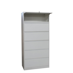 Armario archivador moderno 5 cajones colgando los archivos de almacenamiento y vuelco puerta neumático palanca de oficina de acero del Gabinete de archivo de - Product Image 2