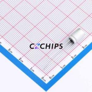 ตัวเก็บประจุแบบแข็งชนิด Through hole (THT) รุ่น SS477M016E0900 ขนาด D6.3xL9 มม. ความจุ 470uF 20% แรงดัน 16V กระแสไฟ 4.1A ความถี่ 100kHz - Product Image 2