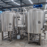 Équipement de brassage de bière automatique en acier inoxydable, cuves de fermentation coniques, cuve sous pression 4000L, installation gratuite