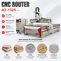 Routeur CNC MTC à changement d'outil manuel avec broche refroidie par air 6KW, machine de travail du bois pour la découpe de portes d'armoires, MDF et acrylique