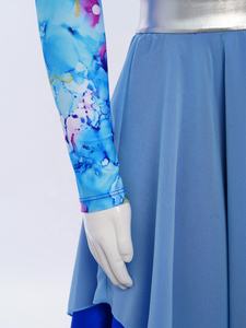 Robe de danse contemporaine pour filles de 6 à 16 ans, robe de culte pour spectacles sur scène, spectacles de danse de salon et de danse latine - Product Image 4