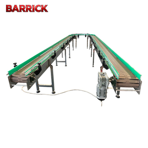 टिकाऊ श्रृंखला प्लेट घुमावदार कन्वेयर, जो पेय कारखाने उत्पादन लाइनों और संचार के लिए उपयोग किया जाता है - Product Image 1