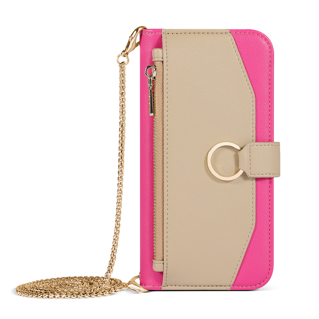 Phone Bag Pu Leather Magnetic Luxury Wallet Phone case with Crossbody Strap Mobile Phone Bags Cases for iphone 17 Pro Max case